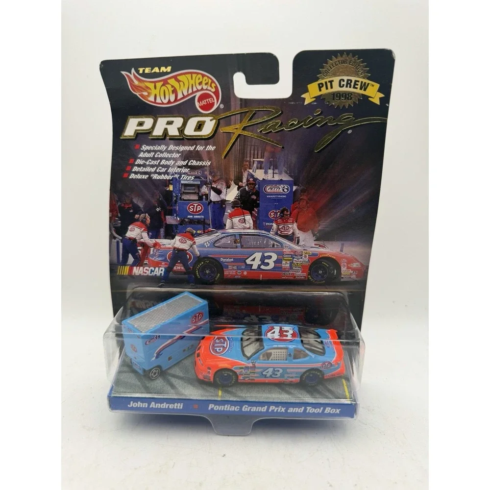 1998 Hot Wheels Pro Racing John Andretti #43 STP Pontiac Pit Crew NASCAR